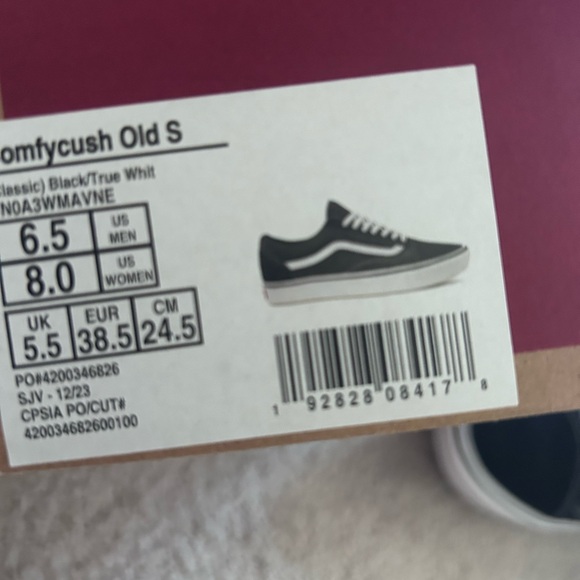 Skate Old Skool: ComfyCushion Black True White - Picture 3 of 7